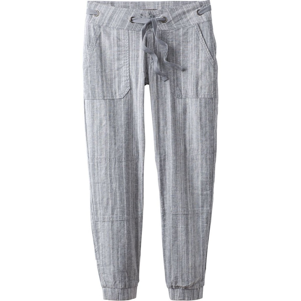 prAna Steph Jogger in Sun bleached Blue Stripes - Size 4 - Picture 2 of 6